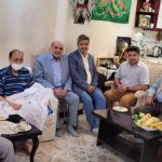عیادت دکتر دلشاد و پرسنل موسسه خیریه محکم از دکتر مجتبی رحمان‌دوست